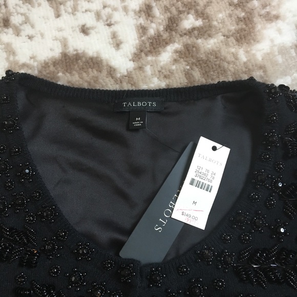 Talbots women’s beaded cardigan - Picture 6 of 7
